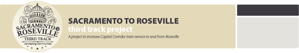Sacramento to Roseville Third Track